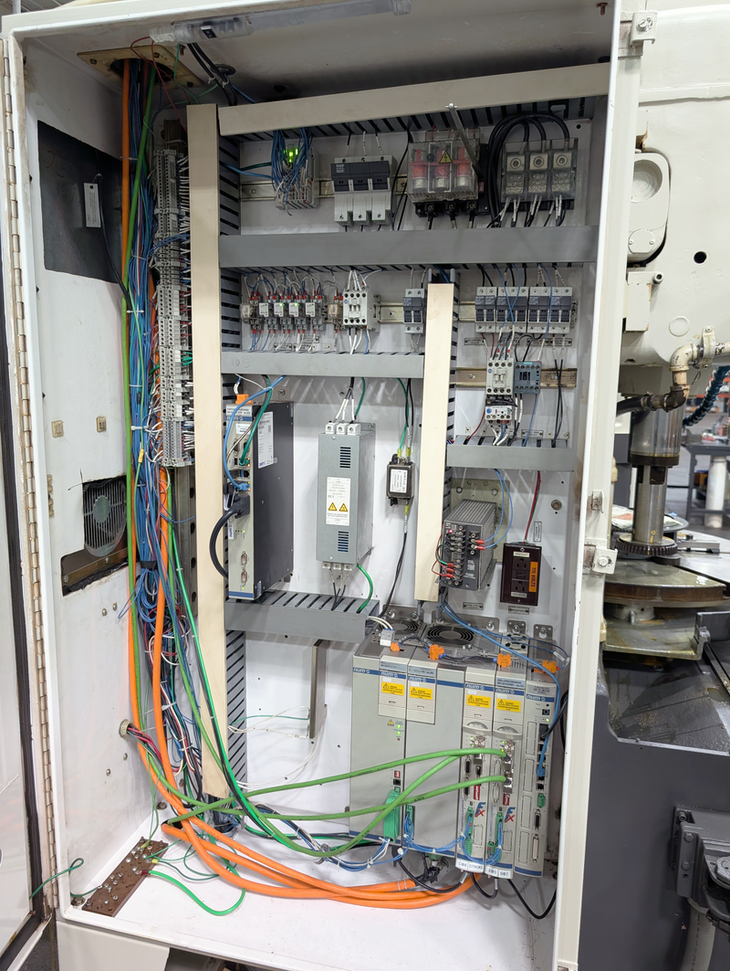 NUM’s complete control solution, including a Flexium+ CNC, BPX motors, MDLUX drives and gear shaping conversational software bringing renewed life and enhanced capability to legacy equipment