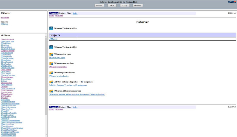 SDK per Flexium HMI - Class View