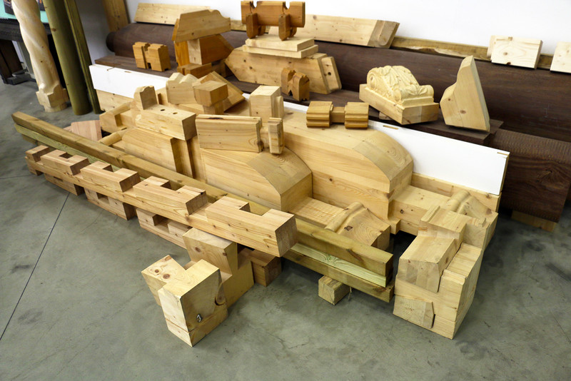 ... and some examples of wood work.