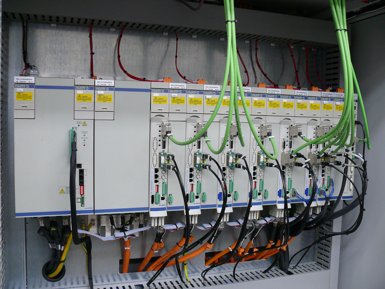 View of the NUM drive-C rack.